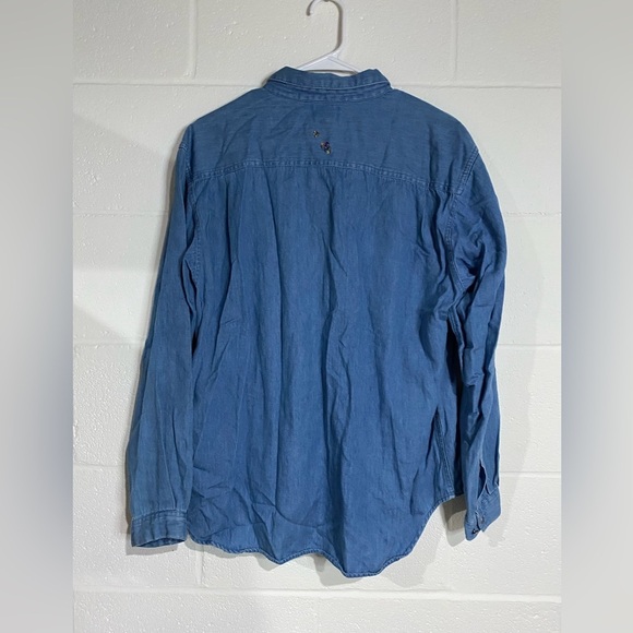 Northern Reflections Embroidered Denim Shirt Women’s Size L - Picture 5 of 5
